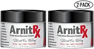 ArnitRX Pain Relief Cream 4 oz Jar! Anti-inflammatory & Penetrative Recovery Formula with Arnica