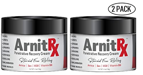 ArnitRX Pain Relief Cream 4 oz Jar! Anti-inflammatory & Penetrative Recovery Formula with Arnica