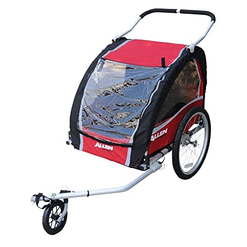 Allen Sports Premium Aluminum 2 Child Bicycle Trailer and Stroller