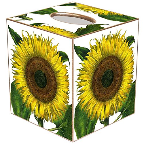 Kelly Tissue Box Cover Sunflower Decor Bathroom Decor Bedroom Decor Desk Decor Tissue Holder Bathroom Accessories Square Cube One Size Fits Most