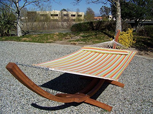 Petra Leisure 14 Ft. Wooden Arc Hammock Stand 450 LB Capacity