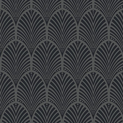 Holden Decor Opulence Collection Wallpaper, Dark Grey 65250, 10.05 m x 0.53 m