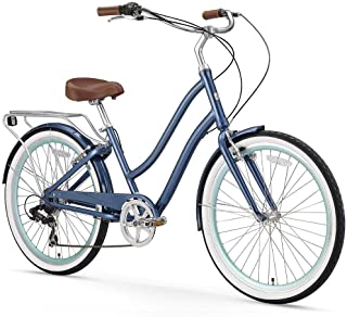 sixthreezero EVRYjourney Women's 7-Speed Step-Through Hybrid Cruiser Bicycle