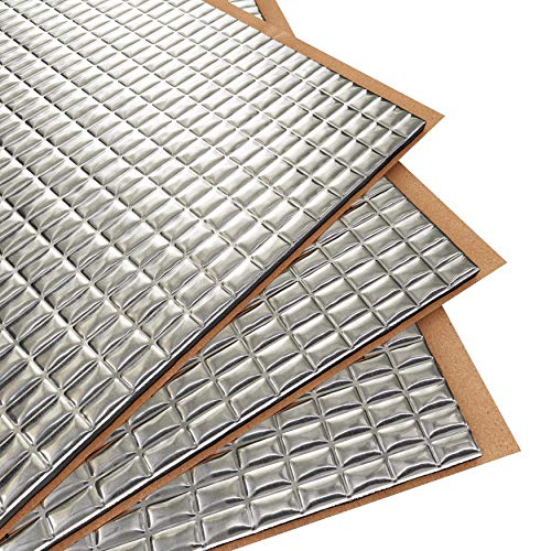 Siless 80 mil 36 sqft Car Sound Deadening mat - Butyl Automotive Sound Deadener - Noise Insulation and Vibration Dampening Material (80 mil 36 sqft)