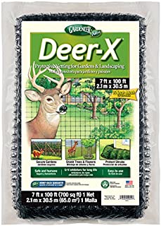 Gardeneer By Dalen DX-7 Deer-X Protective Netting 7' x 100', Black - 100055880