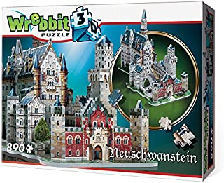 Neuschwanstein Castle 3D Jigsaw Puzzle, 890-Piece