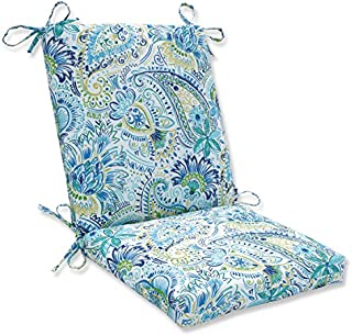 Pillow Perfect Outdoor/Indoor Gilford Baltic Square Corner Chair Cushion, 36.5