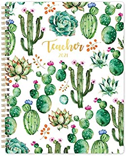 Teacher Planner 2021 - Planner from Jan. 2021 - Dec. 2021, 8'' x 10'', Lesson Plan Book, Weekly & Monthly Lesson Planner with Quotes