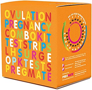 PREGMATE 100 Ovulation and 50 Pregnancy Test Strips Predictor Kit (100 LH + 50 HCG)