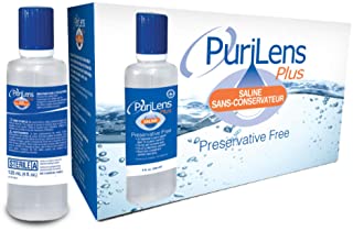 PuriLens Plus Preservative Free Saline 4 Fl Oz bottles