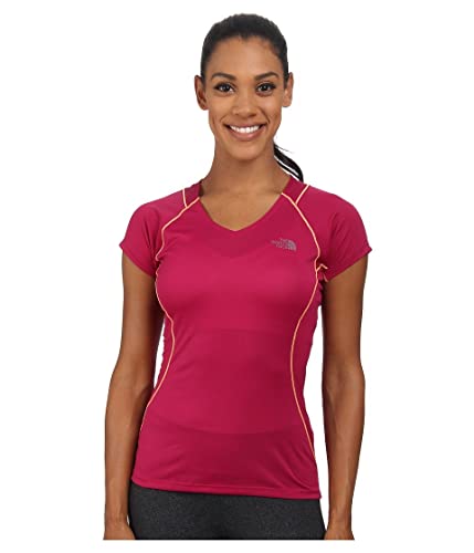 The North Face Women's Better Than Naked? Short Sleeve Shirt Dramatic Plum/Luminous Pink SM