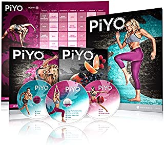 Chalene Johnson's PiYo Base Kit - DVD Workout with Exercise Videos + Fitness Tools and Nutrition Guide