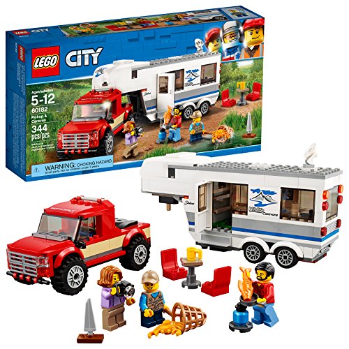 LEGO City Pickup & Caravan 60182 Building Kit (344 Pieces)