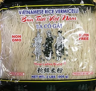 Vietnamese Rice Stick(vermicelli) Three Ladies Brand 2lbs