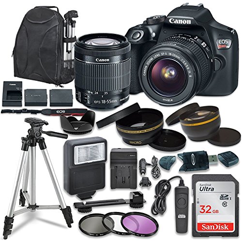 Canon EOS Rebel T6 Digital SLR Camera with Canon EF-S 18-55mm Image Stabilization II Lens