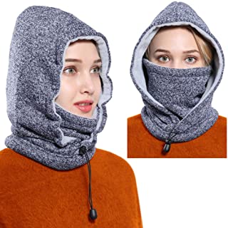 Ski Mask Women Men Balaclava Fleece Hood Winter Face Mask Head Warmer Face Warmer