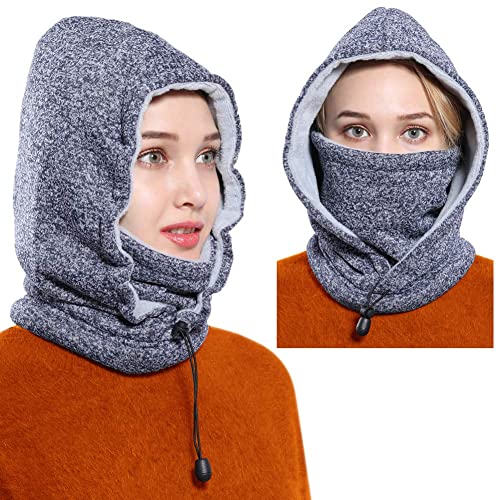 Ski Mask Women Men Balaclava Fleece Hood Winter Face Mask Head Warmer Face Warmer