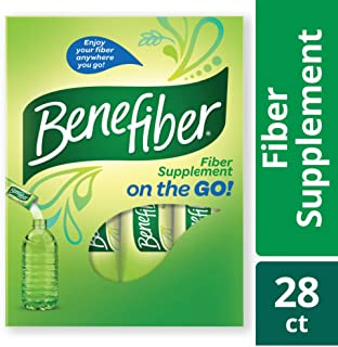 Benefiber Fiber Supplement Powder Stick Packs for Digestive Health