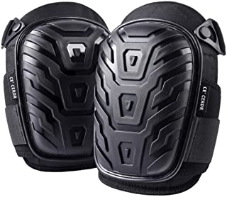 Professional Knee Pads for Work - Heavy Duty Foam Padding Kneepads for Construction