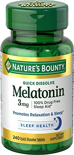 Nature's Bounty Melatonin 3 mg