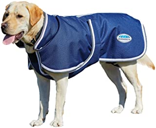 Weatherbeeta Parka 1200D Deluxe Dog Coat Navy/Grey/White 24"