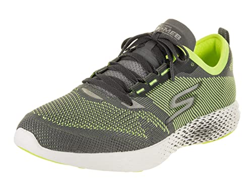 Skechers Mens Go MEB Razor 2 Charcoal/Lime 10.5 D - Medium