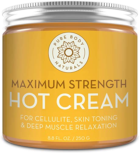 Capsaicin Powered Hot Cream - Natural Muscle Relaxer Cream for Sore Muscles