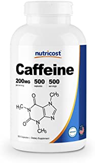 Nutricost Caffeine 500 Capsules