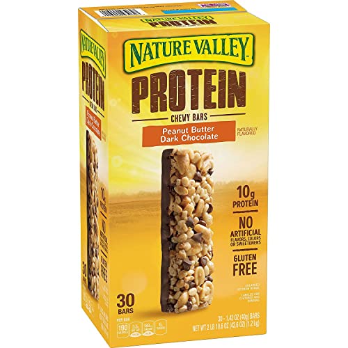 Nature Valley Peanut Butter Dark Chocolate Protein Chewy Bars