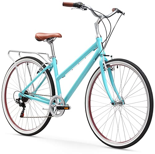 sixthreezero Explore Your Range Women's 7-Speed Hybrid Commuter Bicycle