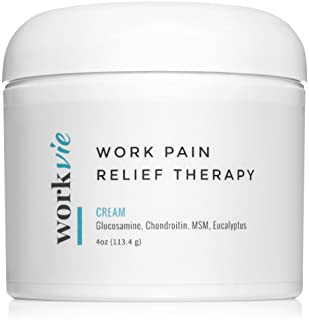 Workvie Pain Relief Cream Therapy 4oz for Carpal Tunnel