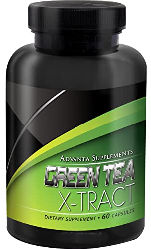 Advanta Supplements Green Tea Extract with Maximum Potency EGCG for Increased Metabolism