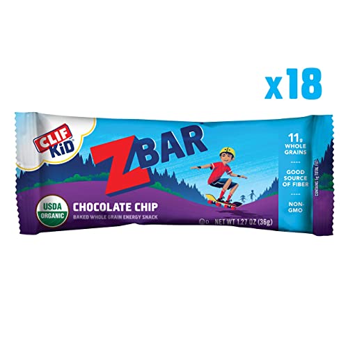 CLIF KID ZBAR - Organic Energy Bar - Chocolate Chip -