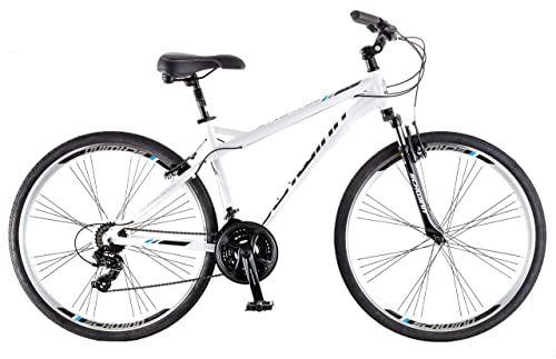 Schwinn Men's Network 3.0 700C Wheel Men's Hybrid Bicycle White