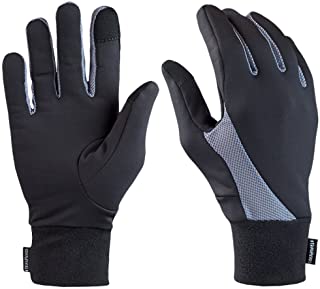 TrailHeads Elements Touchscreen Running Gloves - black/grey