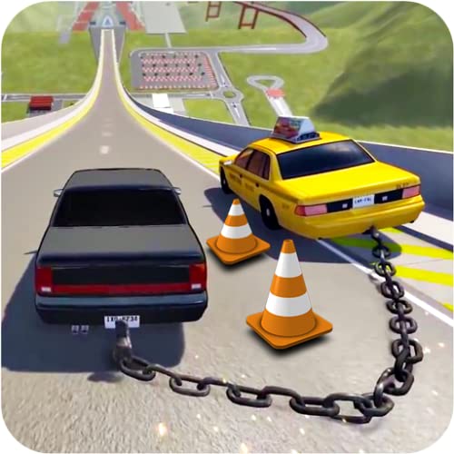 Chained Cars Speed Racing - Chain Break Driving