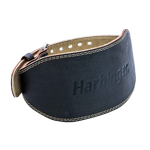 Harbinger Padded Leather Contoured Weightlifting Belt