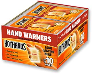 HotHands Hand Warmers - Long Lasting Safe Natural Odorless Air Activated Warmers - Up to 10 Hours of Heat - 40 Pair