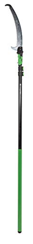 Hooyman 14ft Pole Saw with Heavy Duty Construction, Ergonomic Non-Slip Handle and Megabite Teeth for Gardening, Land Management, Yard Work, Farming and Outdoor