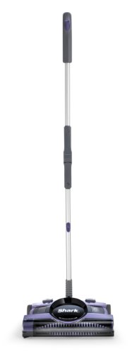 Shark Ultra-Light Cordless 13-Inch Rechargeable Floor & Carpet Sweeper with BackSaver Handle, Motorized Brushroll, and Two-Speed Brush Roll (V2950), Lavender