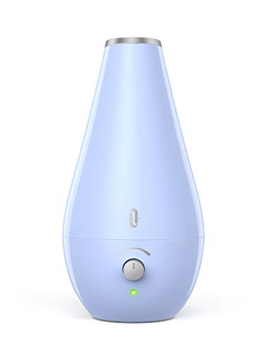 Humidifiers for Bedroom, TaoTronics Cool Mist Humidifiers for Babies [BPA Free], 1.8L Quiet Ultrasonic Humidifier, Space-Saving, Filterless, Auto Shut Off-(1.8L/0.48 Gallon, US 110V, Blue)