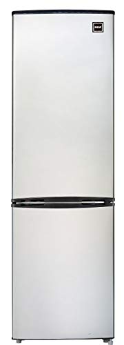 RCA RFR9004 9.2 Cubic Foot Fridge with Bottom Mount Freezer, Auto Defrost, cu ft, Stainless