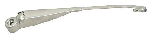 EMPI 98-9555 Wiper Arm, Silver, Right Side, Volkswagen Type 1, VW Bug, Beetle 70-72. Replaces OEM #111 955 408B.