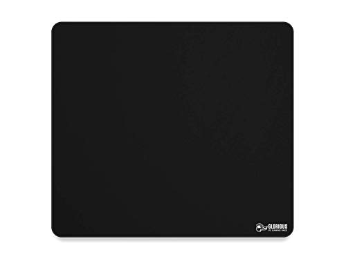 Glorious XL Gaming Mouse Mat/Pad - Large, Wide (XL) Black Cloth Mousepad, Stitched Edges | 16