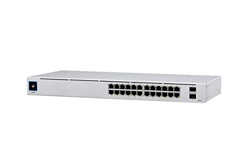 Ubiquiti Networks USW-24-POE Gen 2 120W UniFi Managed Gigabit Layer 2 Ethernet Switch with SFP, 24x RJ45 Ports