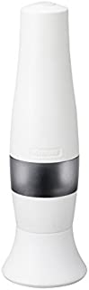 Kyocera Advanced Salt & pepper Mill, Fast and Quiet, Battery Operated, Adjustable Coarseness, Ceramic Burr Grinder, One Size, White