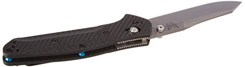 Benchmade - 940-1 Knife, Plain Reverse Tanto, Carbon Fiber Handle