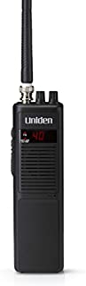 Uniden PRO401HH Professional Series 40 Channel Handheld CB Radio, 4 Watts Power with Hi/Low Power Switch, Auto noise cancellation, Belt Clip And Strap Included, 2.75in. x 4.33in. x 8.66in.