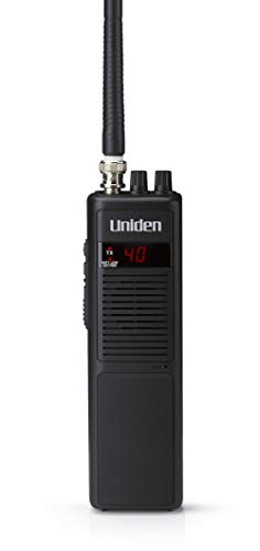 Uniden PRO401HH Professional Series 40 Channel Handheld CB Radio, 4 Watts Power with Hi/Low Power Switch, Auto noise cancellation, Belt Clip And Strap Included, 2.75in. x 4.33in. x 8.66in.