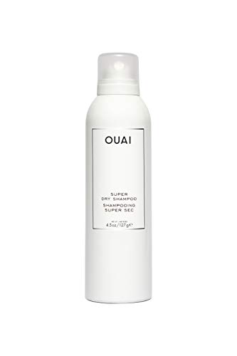 OUAI Super Dry Shampoo. Cleanse, Remove Product Buildup and Refresh Hair without Water. Adds Instant Volume and Shine to Fine, Oily Hair. Free from Parabens and Sulfates (4.5 oz)